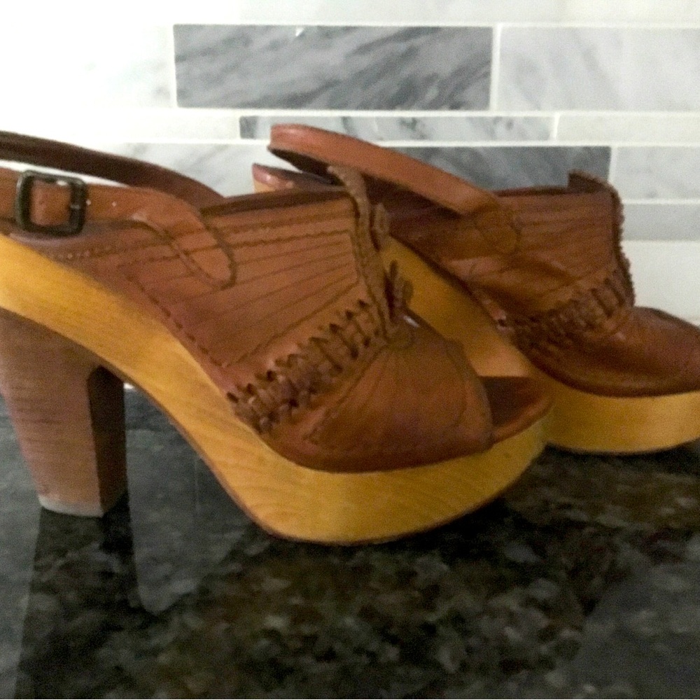 FRYE Platform Sandals 7.5 - Picture 4 of 12